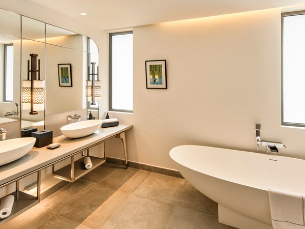 Le raffinement jusque dans la salle de bain