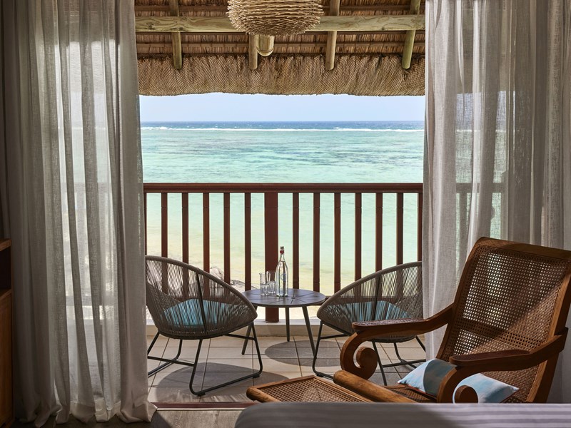 Le balcon dela chambre Prestige Beachfront