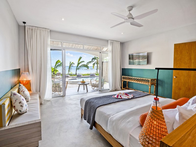 La chambre de la Beach Villa 4 Bedrooms