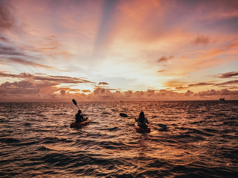 Kayak, paddle et sunsets inoubliables