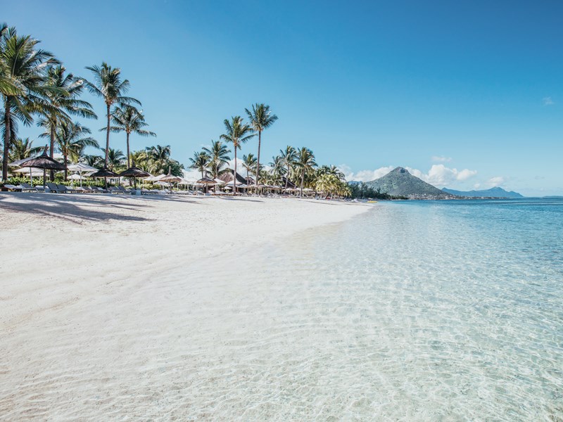 L'immense et magnifique plage du Sugar Beach