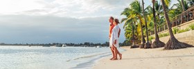 Couple à l'île Maurice