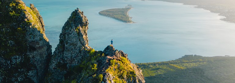 Randonnée à l'île Maurice