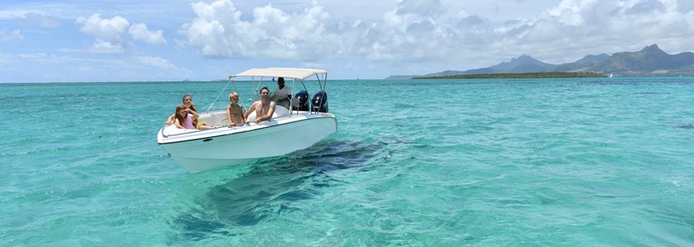 Famille à l'île Maurice
