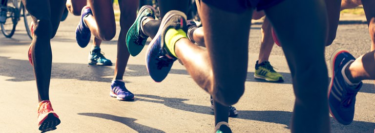 Marathon de Maurice départ à la plage de Saint-Félix