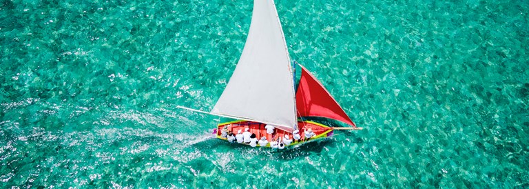 Voilier à l'île Maurice